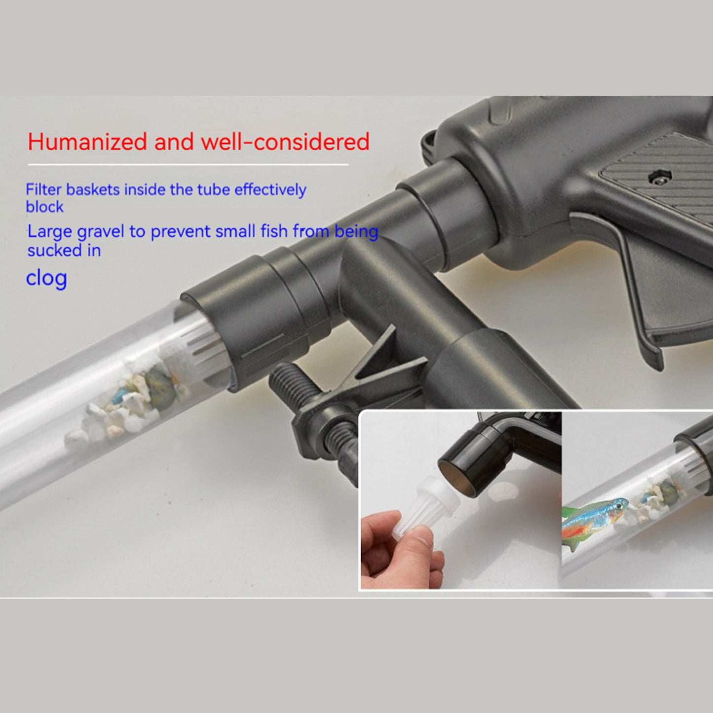 Aquarium Gravel Cleaner Vacuum, Water Changer and Sand Cleaner Kit for Fish Tank