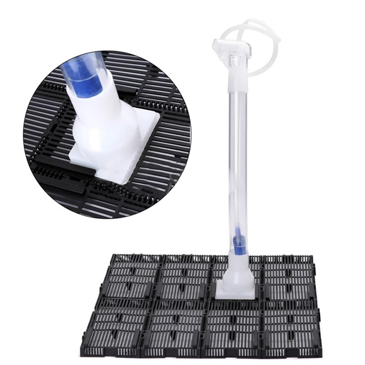 Aquarium Bottom Grid with Oxygen Filtration System, PVC Sand Gravel Filter Board