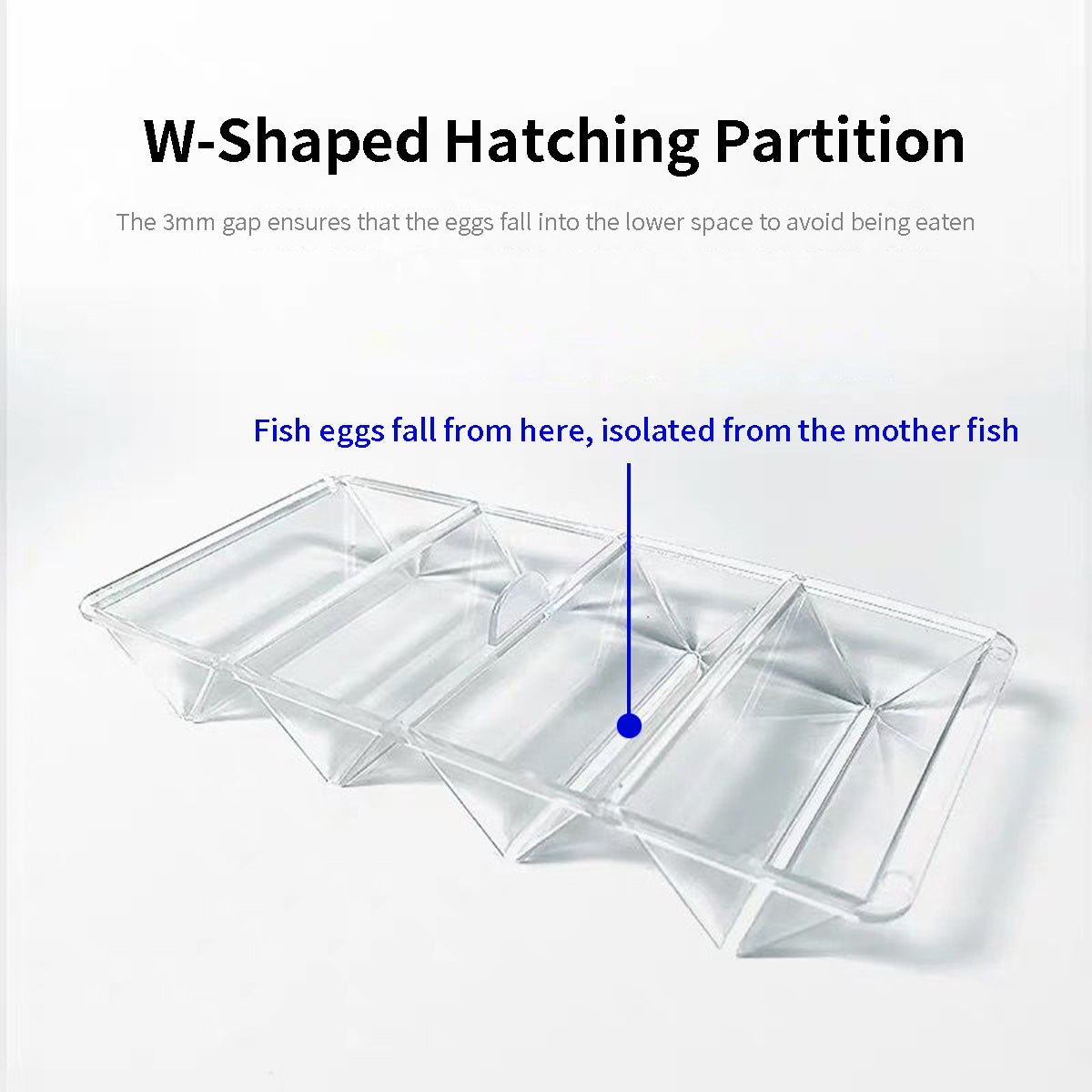Aquarium Breeding Box For Guppy Fish,Acrylic Multifunctional Tropical Fish Tank,Isolation Fish Tank For Betta,Desk Fish Tank