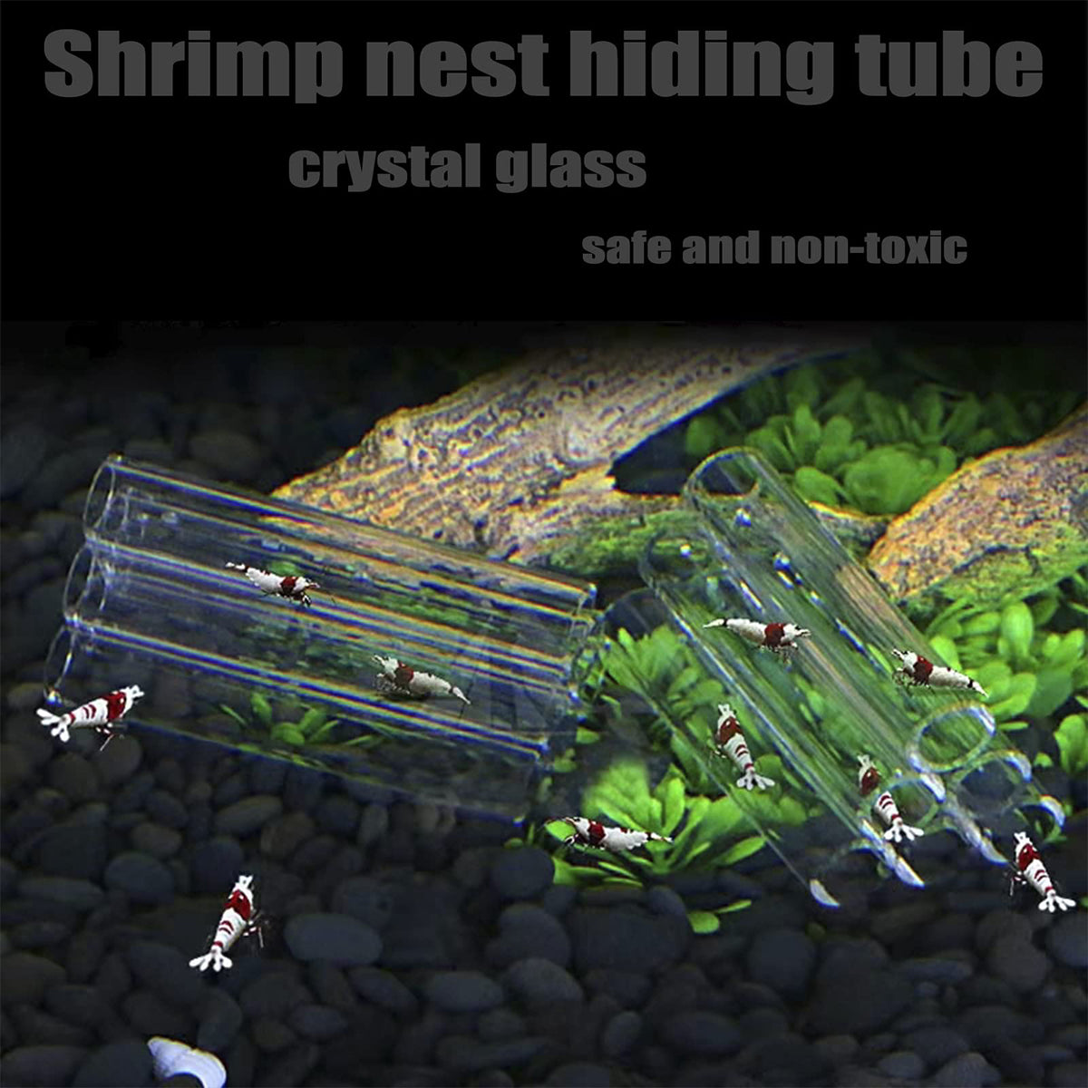 Aquatic Crystal Shrimp Hideaway - Acrylic Breeding Nest for Fish & Shrimp
