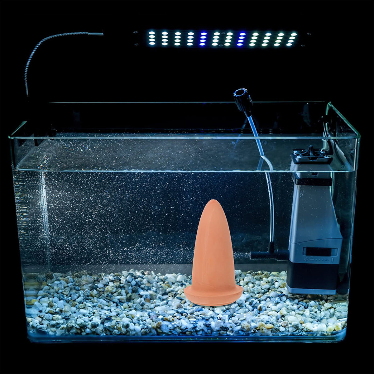 Aquarium Fish Breeding Cone Spawning Slate for Fish Tank, Ceramic Breeding Slate for Anglefish,Plecos, Smooth Spawning Surface for Egg Laying, Angelfish Breeding Slate, Aquarium Accessories, Aquarium Breeding Hatching Incubator Box