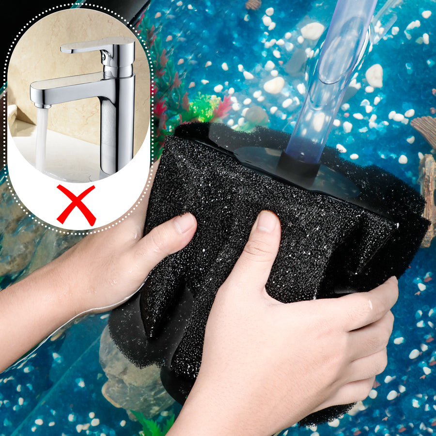 Aquarium Large Bio Sponge Filter Quiet Betta Fry Shrimp and Small Fish Foam Filter for Fish Tank up to 60 Gallon