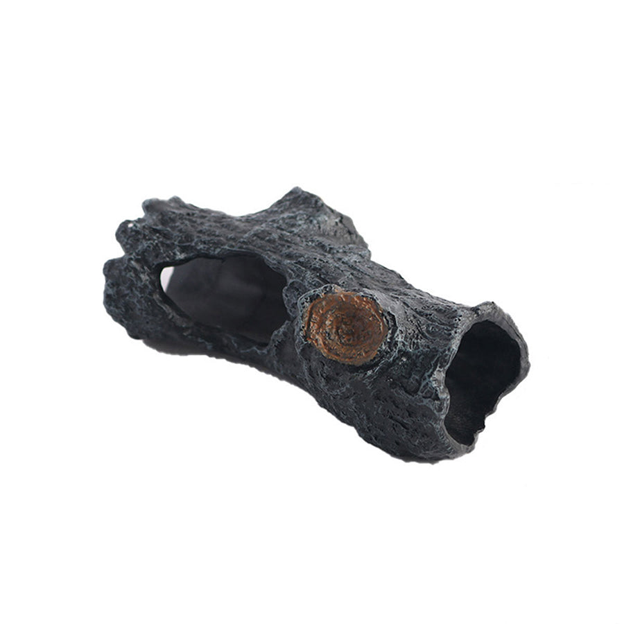 Aquarium Shrimp Hide, Simulation Tree Stump Shelters with PVC Making, Fish Tank Cave Shelter for Small Fish Shrimp and Betta