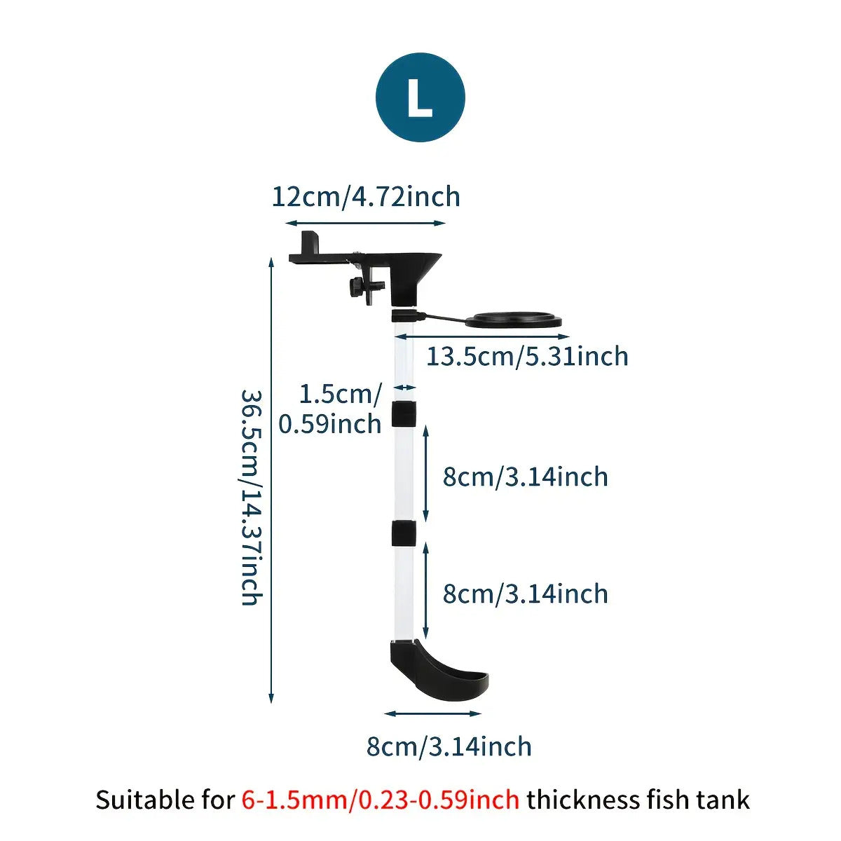 Aquarium Feeding Tube with Floating Feeding Ring for Fish Tank, Shrimp Feeding Tube and Dish Set, Can Be Clamped to the Tanktransparent with Black, Fish Shrimp Food Feeder