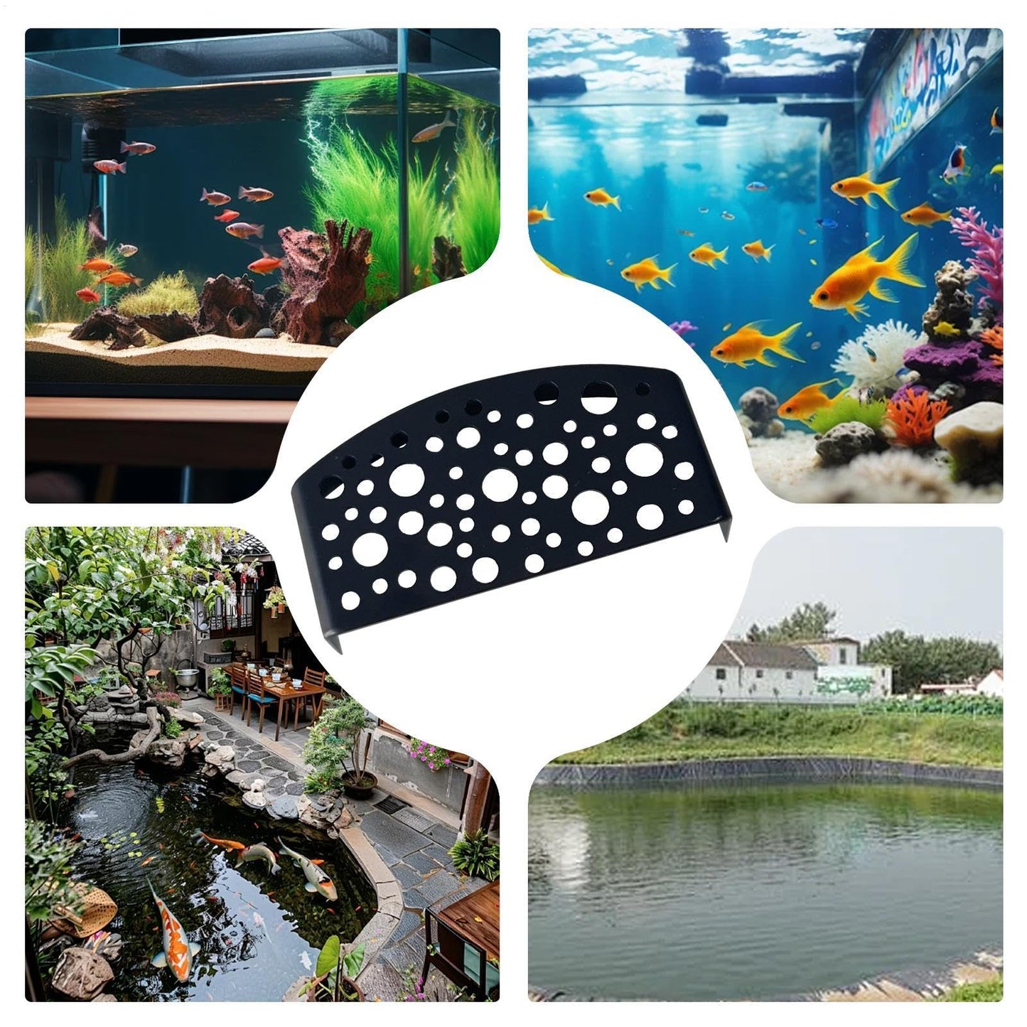 Aquarium Shelter House Small Fish Tank Decoration Aquaculture Shrimp Cave