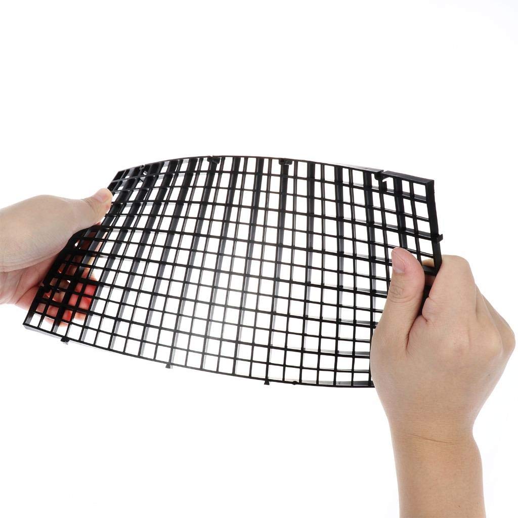 4/8/12PCS Aquarium Grid Plastic, Fish Tank Divider, Egg Crate for DIY Filtration and Bottom Protection in Aquascaping