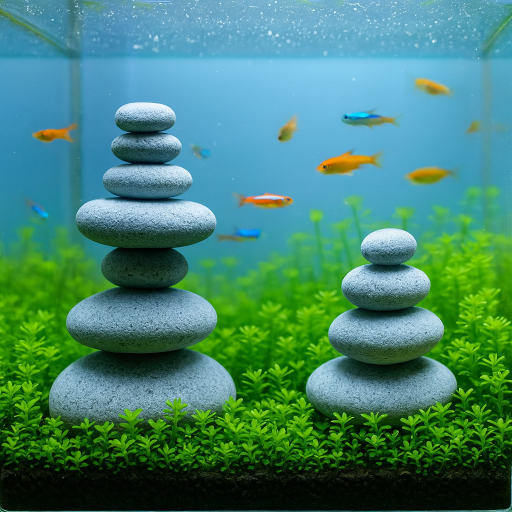 Aquarium Decorative Rocks,Simulated Stromatolites Stones for Aquariums Landscaping and Garden Landscaping,Zen Garden for Desk