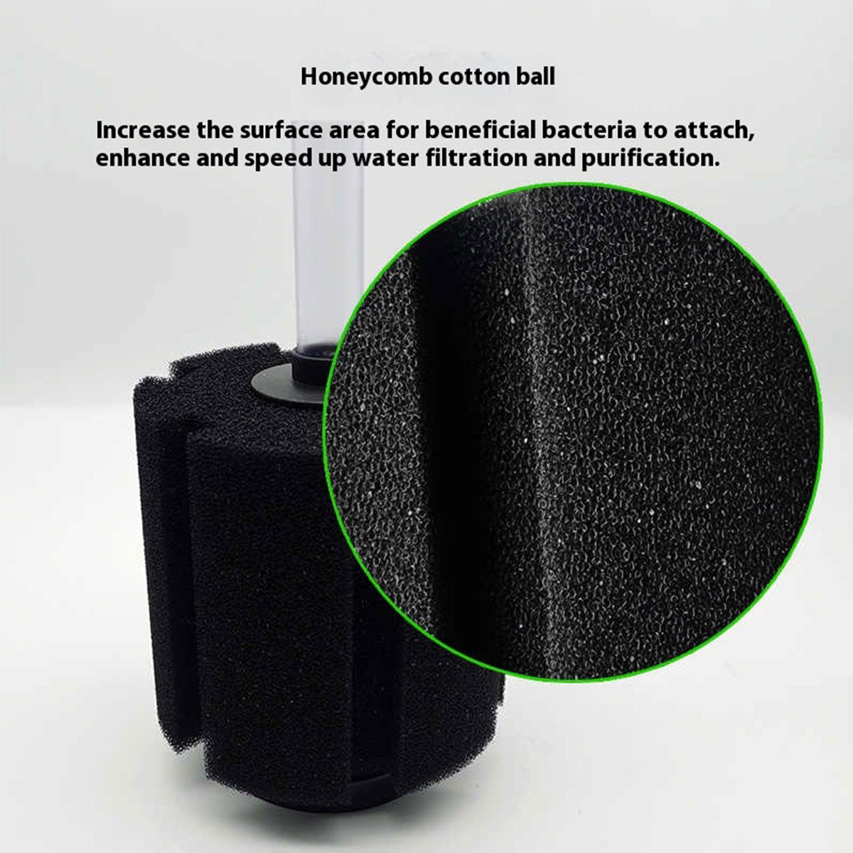 Aquarium Large Bio Sponge Filter Quiet Betta Fry Shrimp and Small Fish Foam Filter for Fish Tank Up to 60 Gallon