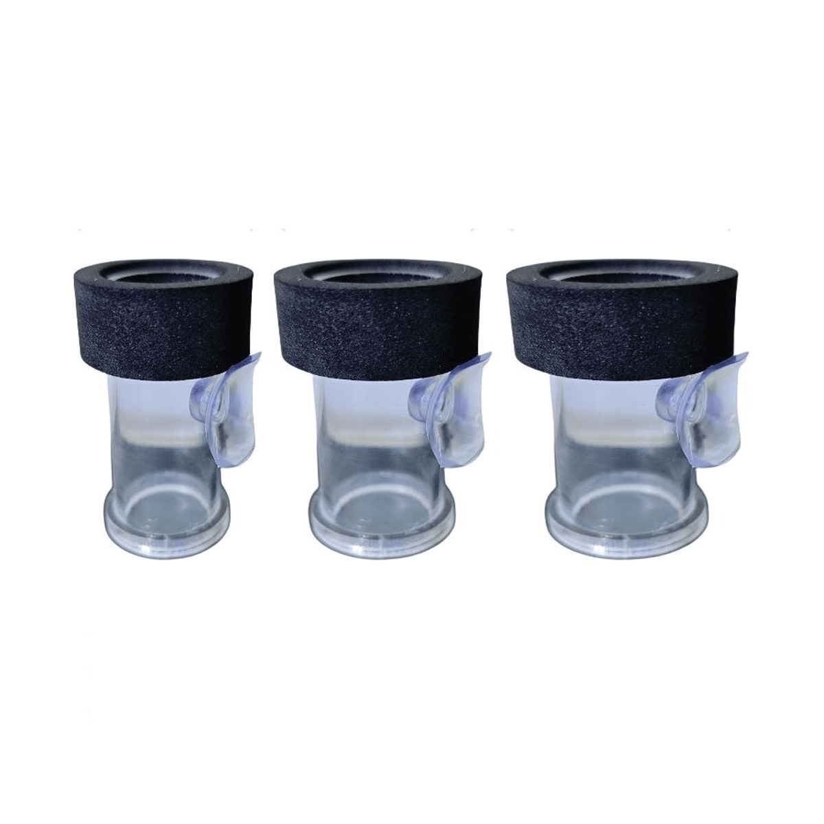 4PCS Acrylic Brine Shrimp Feeding Cups with 80 Mesh Net – Semi-Automatic Feeder Rings for Guppy, Betta, and Fish Fry – For Fresh or Frozen Baby Brine Shrimp