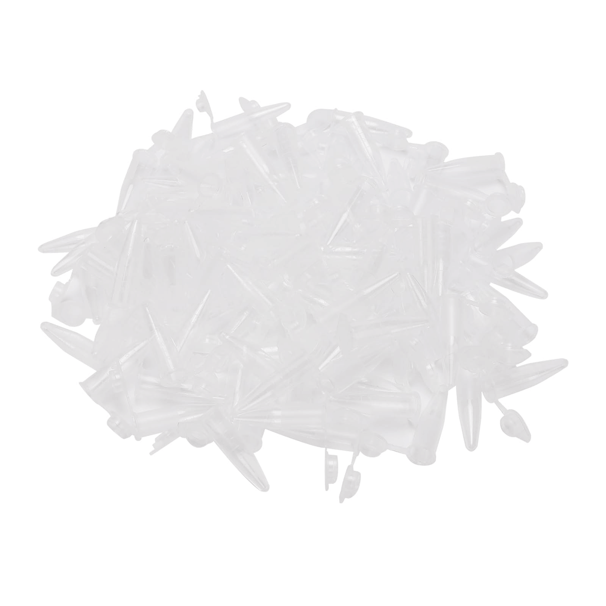 100/500pcs x 1.5ml Clear Conical Brine Shrimp Collection Tubes – for Brine Shrimp Hatchery, Freezing & Storage