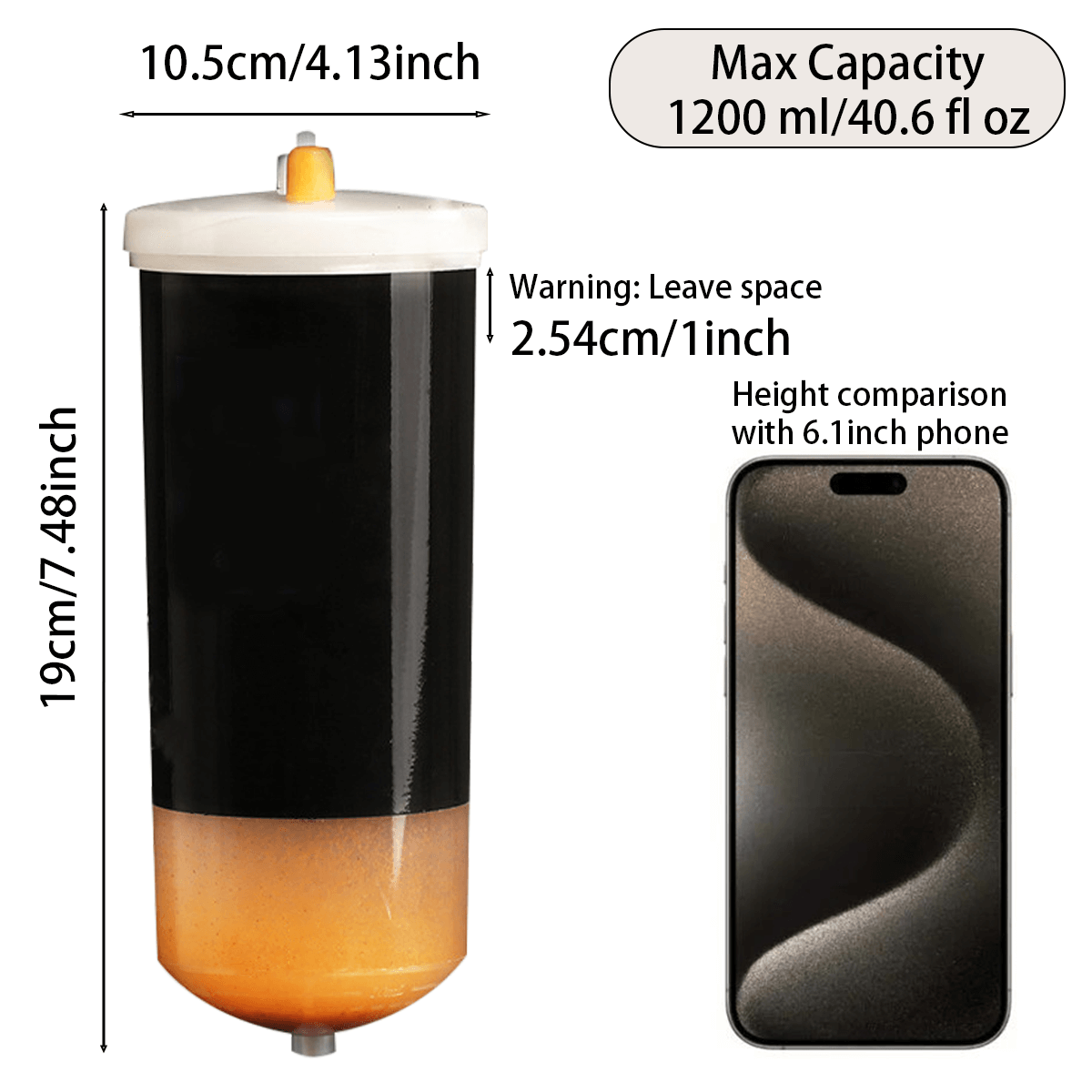 1200ML Large Capacity Brine Shrimp Hatchery Kit - Artemia Incubator with Hatching Tools (40.6fl oz) for Aquarium Fish Food