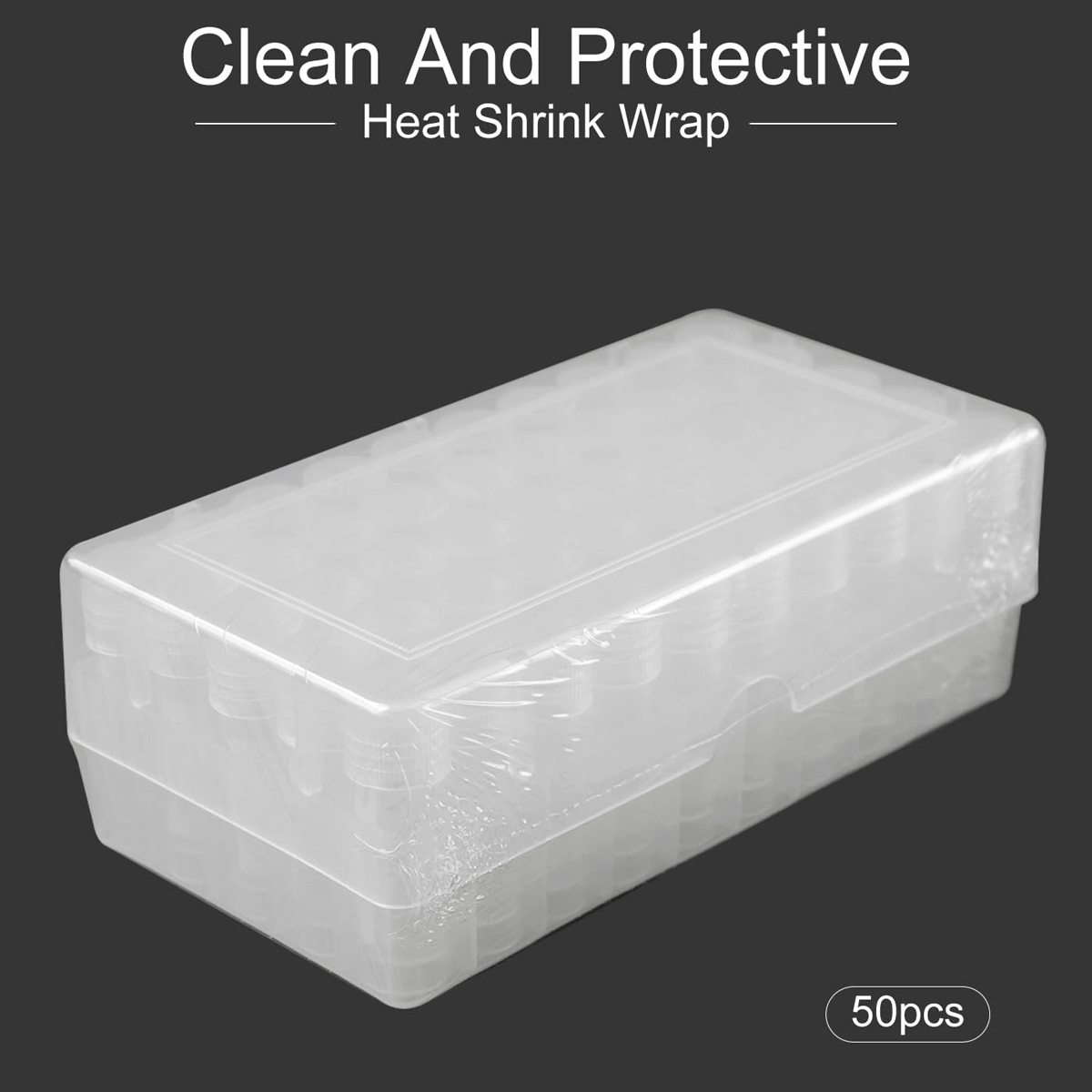 50pcs 1.8ml Brine Shrimp Collection Tubes with Clear Storage Box – For Brine Shrimp Hatchery, Freezing & Storing Baby Brine Shrimp