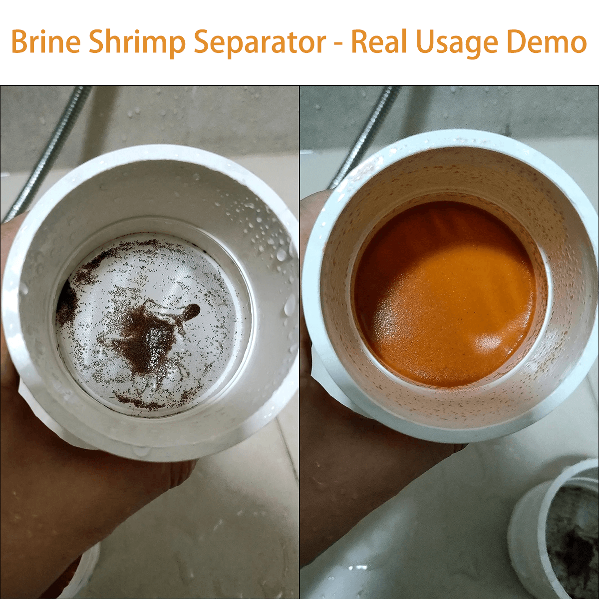3-Layer Brine Shrimp Egg Separator, Red Egg & Ultra-Fine Egg Hatchery Filter with Cylindrical Net Design, 99% Separation Efficiency for Aquarium Fish Feeding