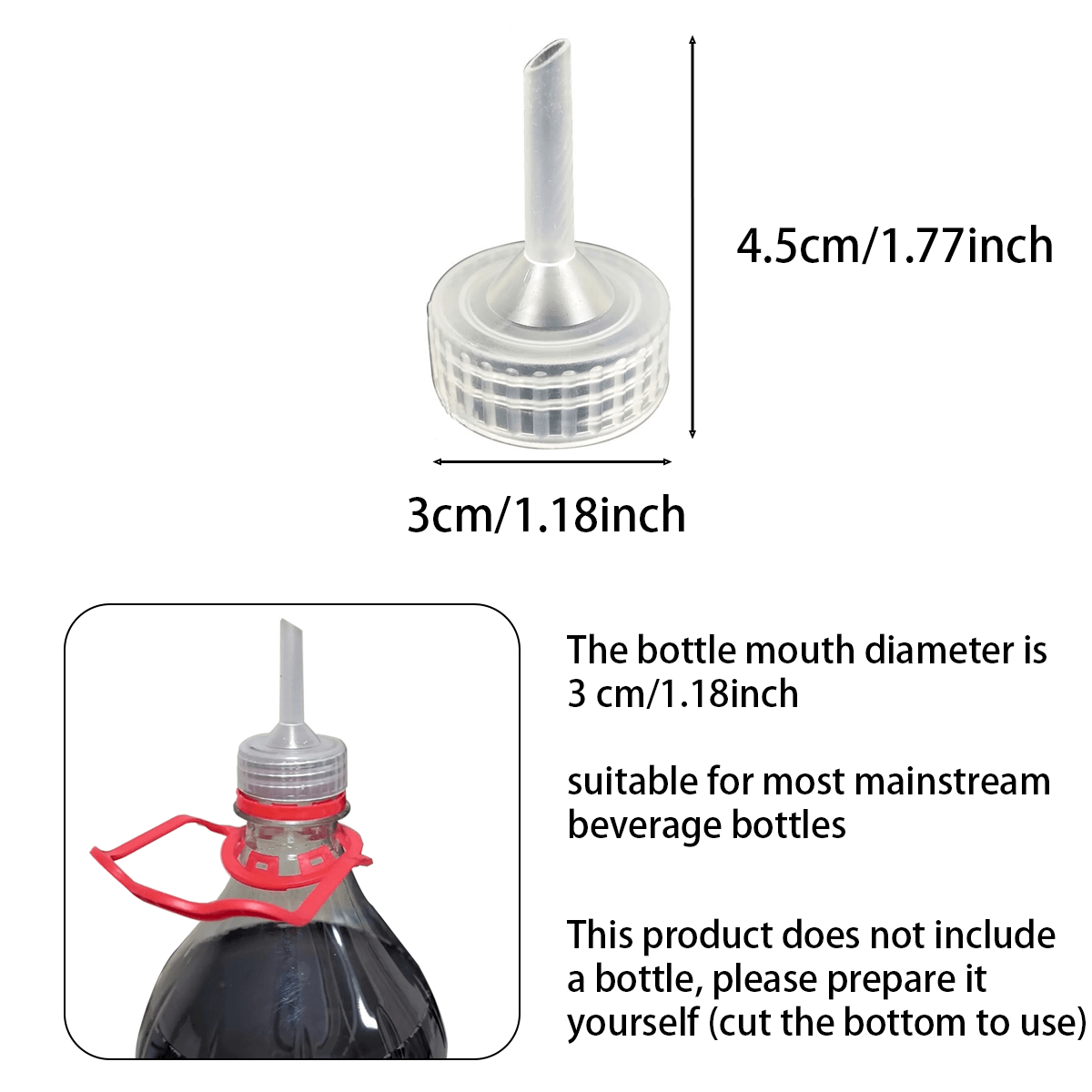DIY Brine Shrimp Hatchery Kit - Soda Bottle Adapter for Artemia Eggs