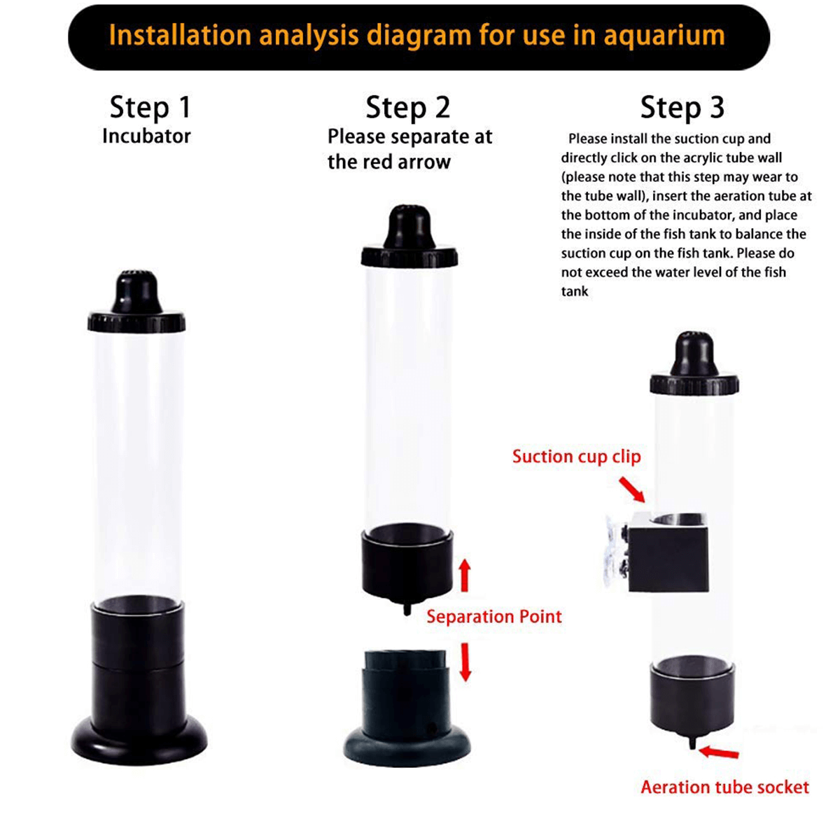 Upgraded 2.0 Brine Shrimp Hatchery Kit - Indoor/Outdoor Aquarium Artemia Incubator for Live Fish & Shrimp Food | Easy Hatching Tool