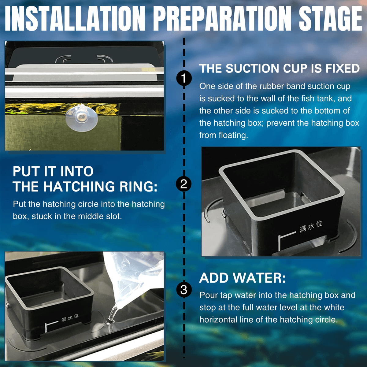 Floating Brine Shrimp Hatchery Tray - No Pump Needed Self-Collecting Kit with Net, Spoon & Dropper