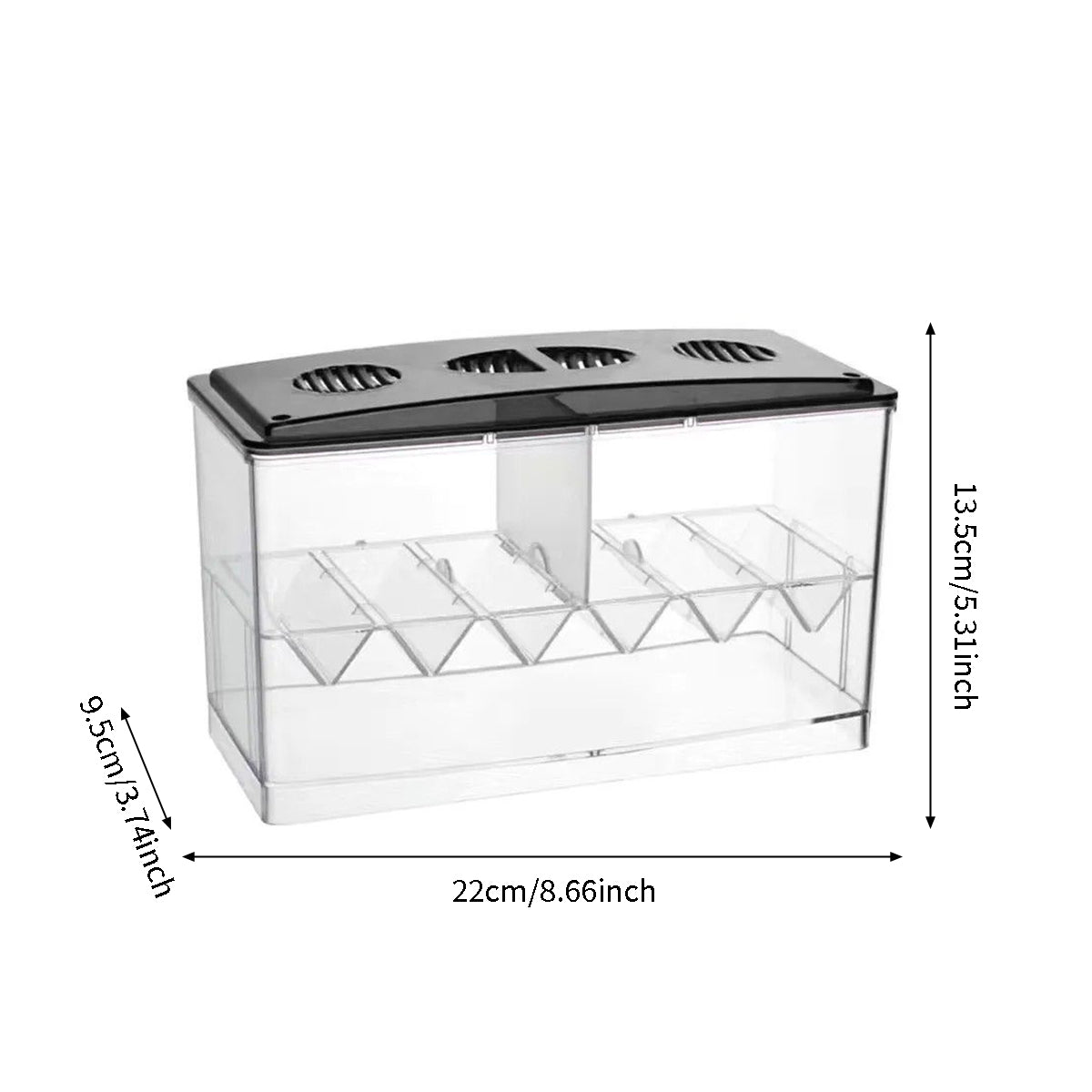 Aquarium Breeding Box For Guppy Fish,Acrylic Multifunctional Tropical Fish Tank,Isolation Fish Tank For Betta,Desk Fish Tank