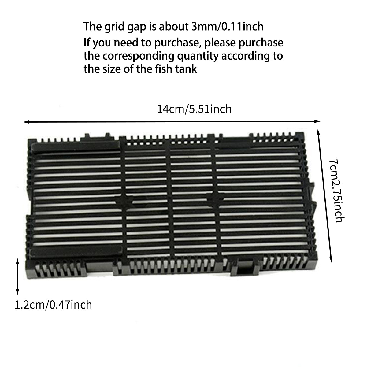Aquarium Bottom Grid with Oxygen Filtration System, PVC Sand Gravel Filter Board