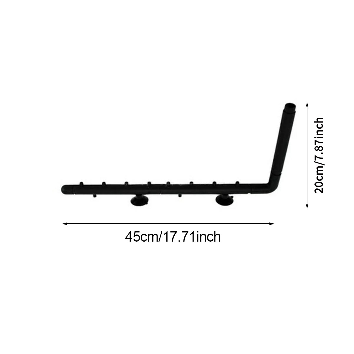 15.74/23.62INCH Aquarium Inlet Tube Kit, Fish Aquarium Plumbing Fittings Aquarium Tank Filter Outflow Kit for 13MM I.D