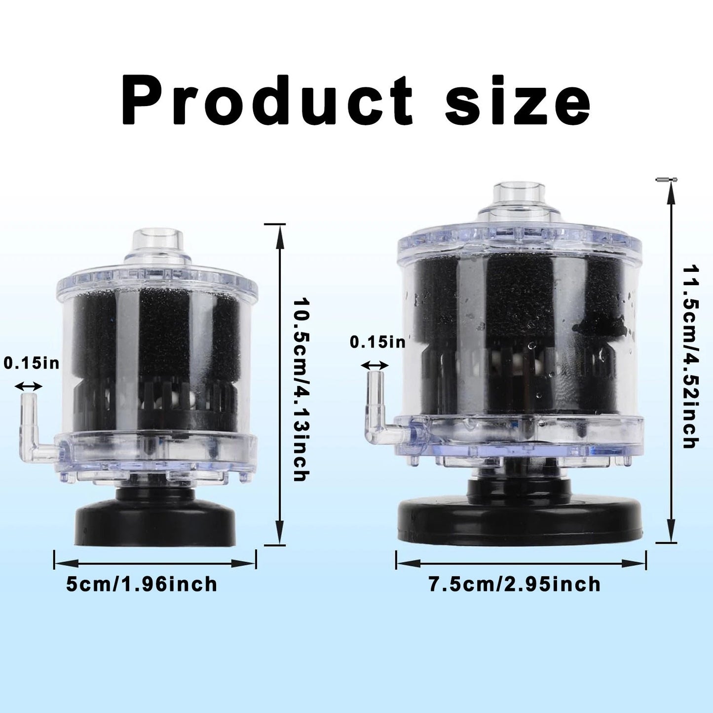 Aquarium Filter Sponge Filter for Fish Tank, Fish Tank Filter for Betta Shrimp
