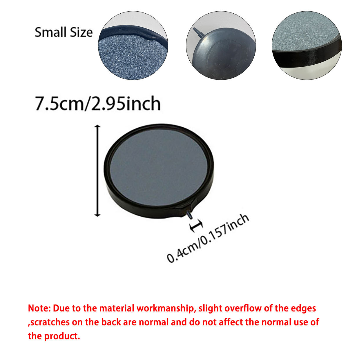 Aquarium Air Stone, Fish Tank Bubbler Stone with Even and quiet, Air Bubbler