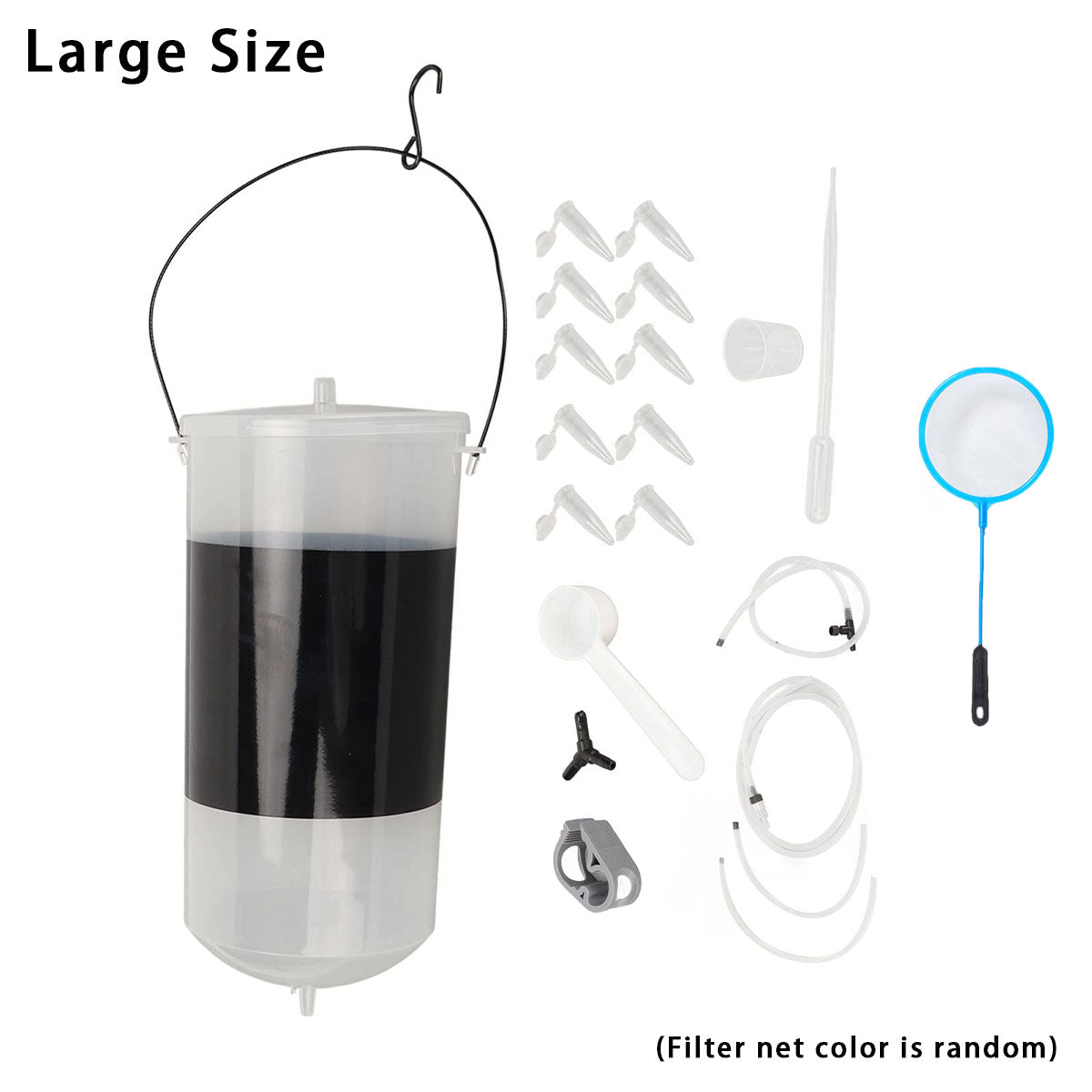 Brine Shrimp Hatchery Kit with Net, Incubator Set for Brine Shrimp Eggs Hatching