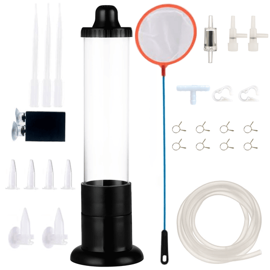 Acrylic in tank brine shrimp hatchery floating in tropical aquarium