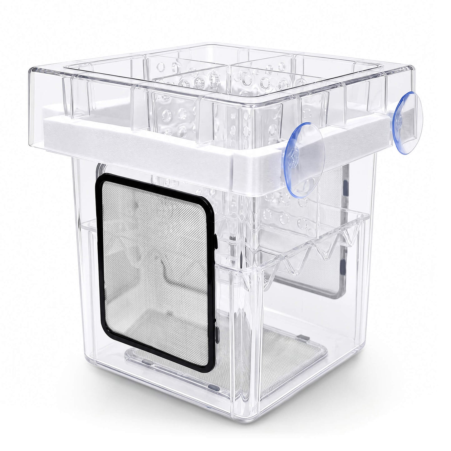 BaoZqua Aquarium Breeder Box for Fish Tank, 316 Stainless Mesh Fry Nursery
