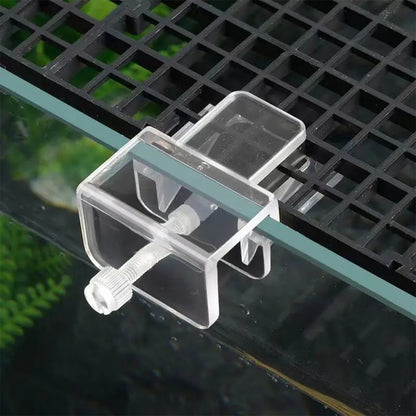 6pcs Transparent Tray Support Frame Partition Frame, Aquarium Lid Clips Suitable for Plastic Dividers and DIY Anti-Jump