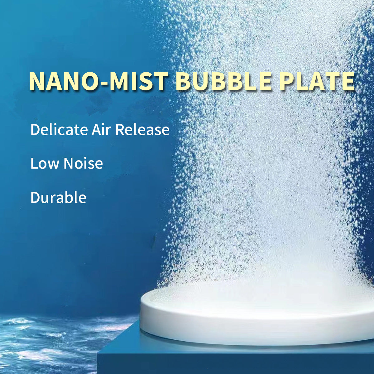 Nano Air Stone Oxygen Bubble Diffuser, Bubble Disk, Aquarium Bubbler Stone