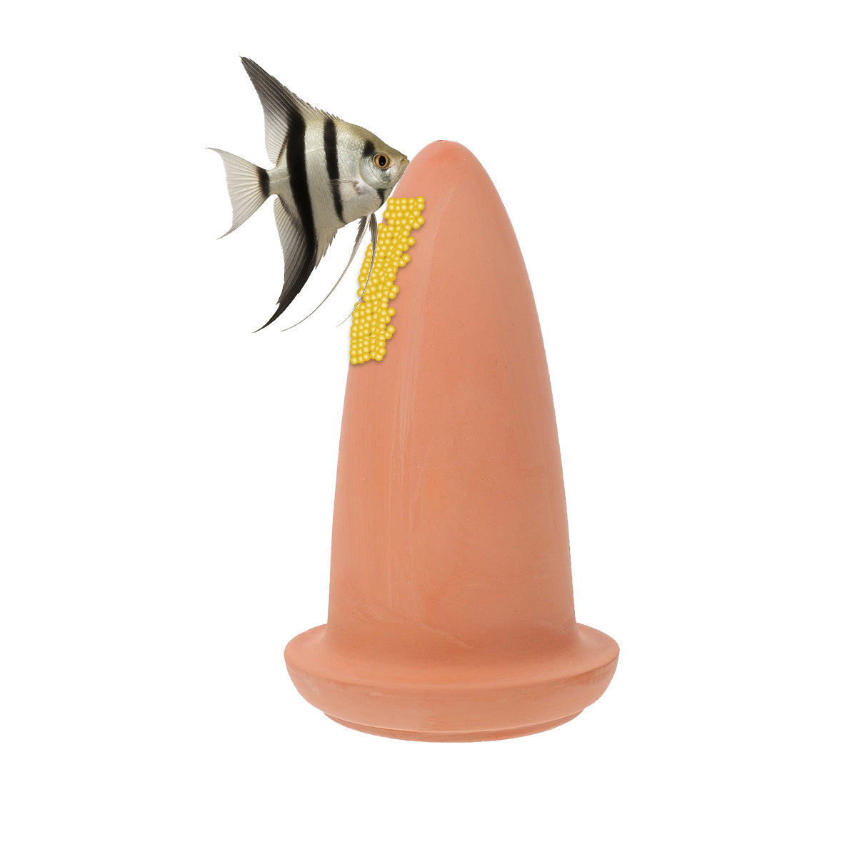 Aquarium Fish Breeding Cone Spawning Slate for Fish Tank, Ceramic Breeding Slate for Anglefish,Plecos, Smooth Spawning Surface for Egg Laying, Angelfish Breeding Slate, Aquarium Accessories, Aquarium Breeding Hatching Incubator Box
