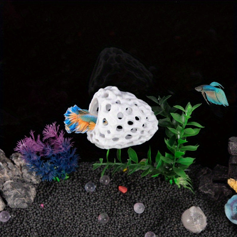 Porous Natural Aquarium Shrimp Hideouts Hiding Spots, Safe Haven for Shrimp