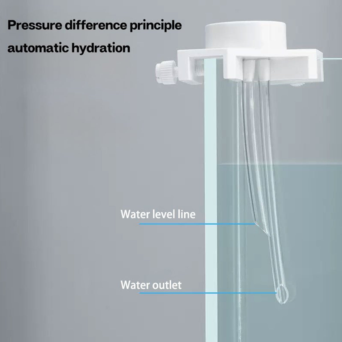 Aquarium Water Level Controller Auto Top Off Water Filler Compensator with Adapter, Suitable for Hatching Brine Shrimp Eggs, Abs, Ideal for Fish Tank Maintenance, Aquarium Accessories
