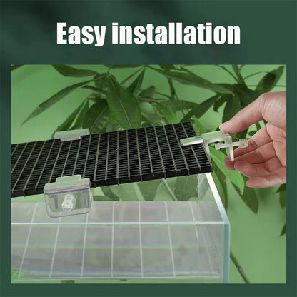 6pcs Transparent Tray Support Frame Partition Frame, Aquarium Lid Clips Suitable for Plastic Dividers and DIY Anti-Jump
