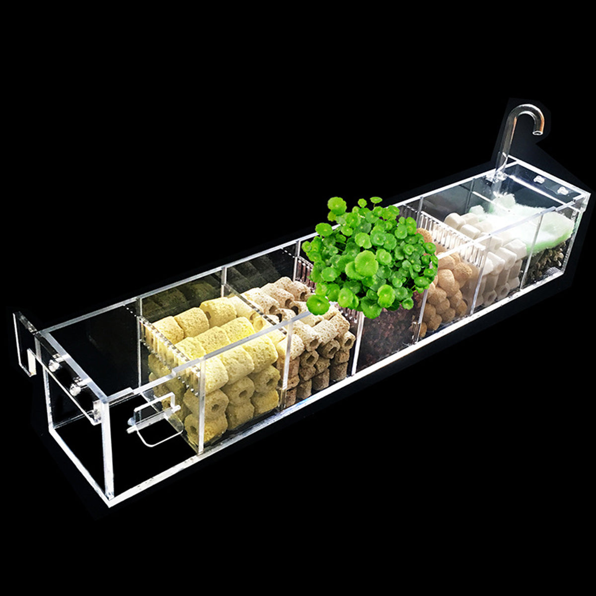 Fish Tank Filter, Wet Dry Separation Hanging Purify Water, Filtro Para Pecera Acrylic External Filter, Small Aquarium Filter Accessories