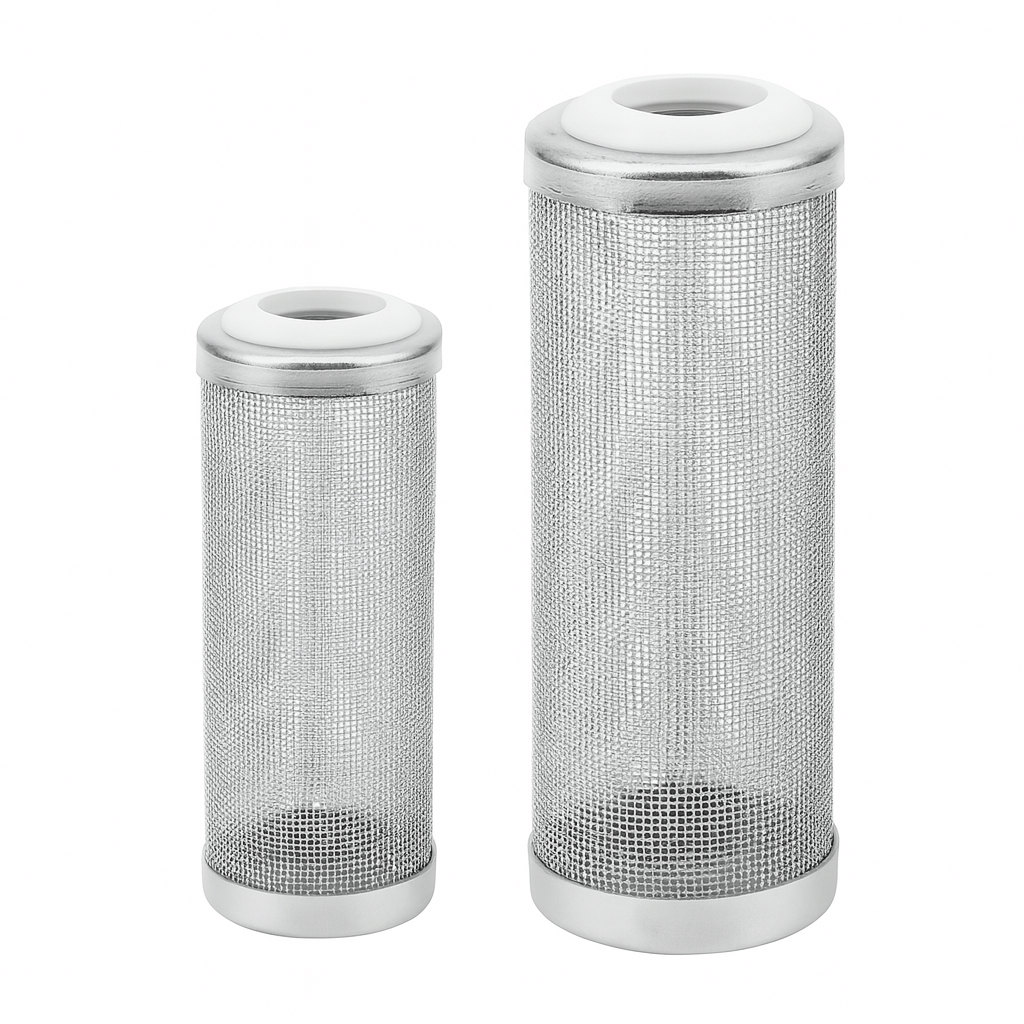 2PCS Aquarium Filter Intake Guard, Stainless Steel Mesh Inflow Aquarium Filter Guard Intake Cover for Shrimp and Fish, Water Inlet Protector 12/16MM