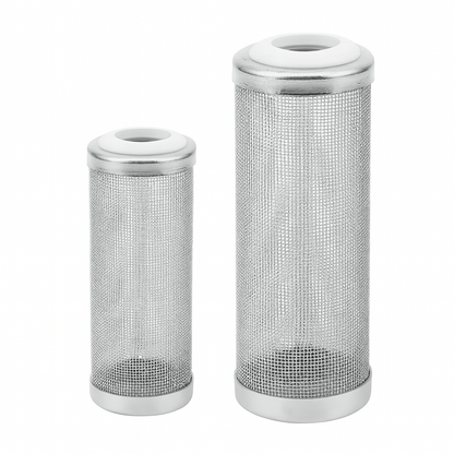 2PCS Aquarium Filter Intake Guard, Stainless Steel Mesh Inflow Aquarium Filter Guard Intake Cover for Shrimp and Fish, Water Inlet Protector 12/16MM