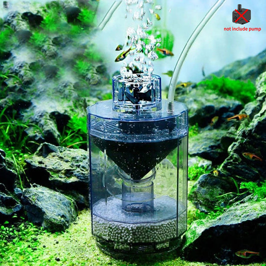 Aquarium Filter for Fish Tank, Automatic Fish Tank Suction Filter, Aquarium Accessories for Fish Tank(Air Pumps not Included)