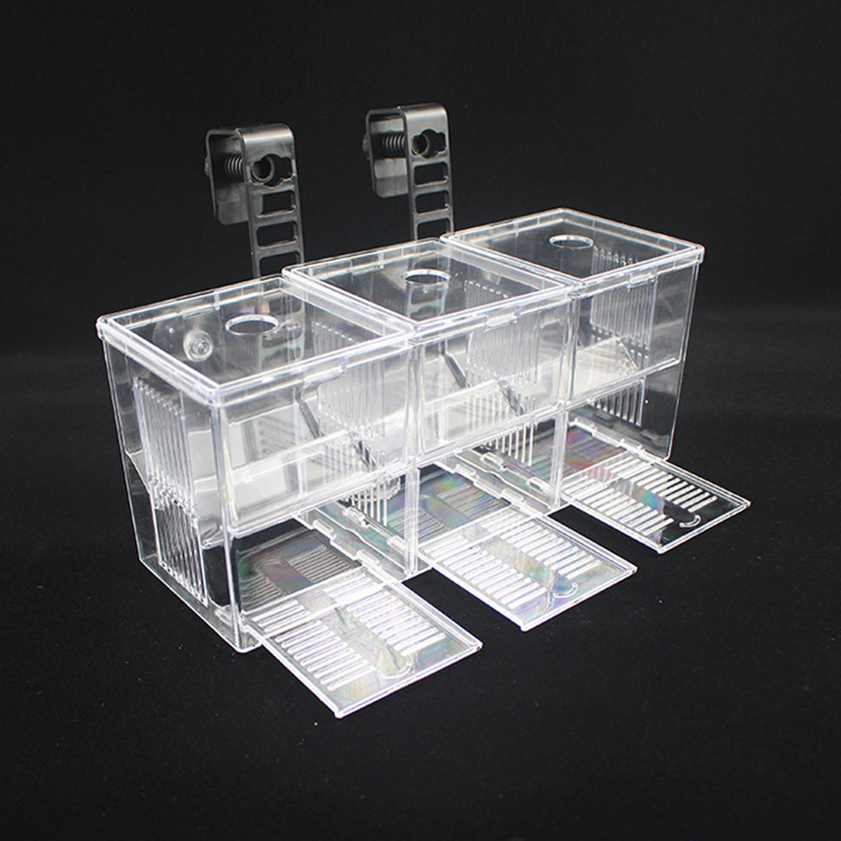 Fish Breeder Box for Fish Tank, Plastic Aquarium Breeder for Fry Fish, Guppy