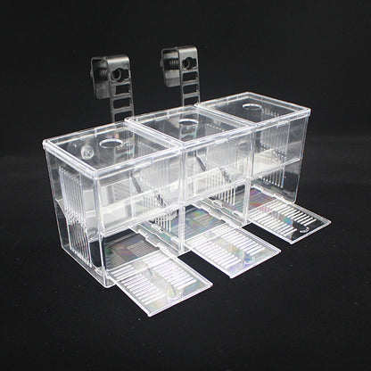 Fish Breeder Box for Fish Tank, Plastic Aquarium Breeder for Fry Fish, Guppy