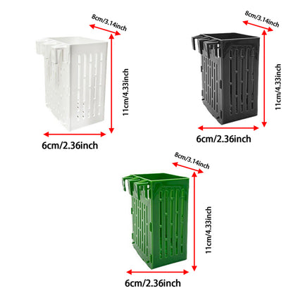 Fish Tank Plant Plastic Hydroponic Basket, Aquarium Plant Stand, Hanging Aquatic Plant Holder Pot, Aquarium Aquascape Decorations for Aquarium or Fish Tank Aquaponics and Hydroponic Plants, with Hooks Can Be Hung on the Edge of the Tank