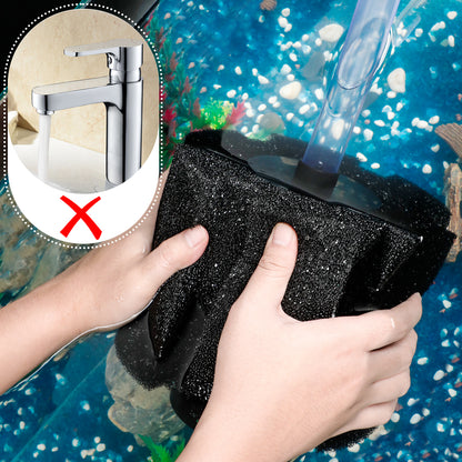 Aquarium Large Bio Sponge Filter Quiet Betta Fry Shrimp and Small Fish Foam Filter for Fish Tank up to 60 Gallon