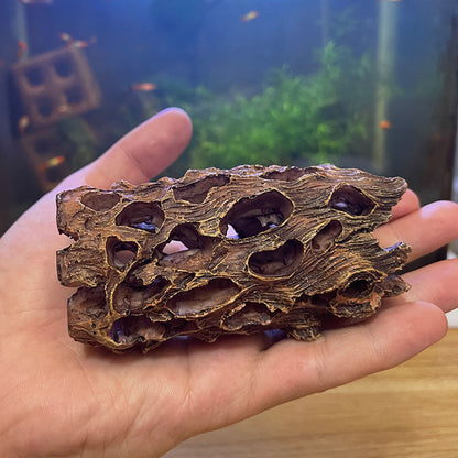Aquarium Decoration Fish Tank Shrimp Shelter Nest Spawning Hole Fish Root Design