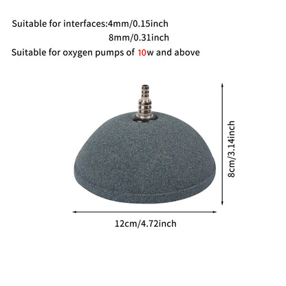 Aquarium Bubble Disk for Fish Tank, High-Temperature Sintered Oxygenator, Easy to Clean