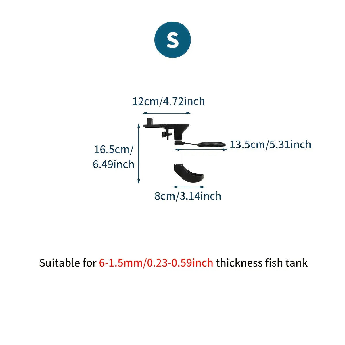Aquarium Feeding Tube with Floating Feeding Ring for Fish Tank, Shrimp Feeding Tube and Dish Set, Can Be Clamped to the Tanktransparent with Black, Fish Shrimp Food Feeder