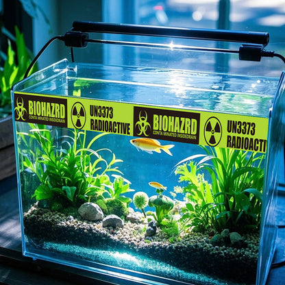 1PC Aquarium Rim Sticker Decorative Fish Tank Edge Strip Light Blocking Splash Guard Border, Suitable for Water Stain Blocking, Ideal for Fish Tank Decoration, Aquarium Accessories, Luggage Decoration Strip, PC Case Decorative Sticker