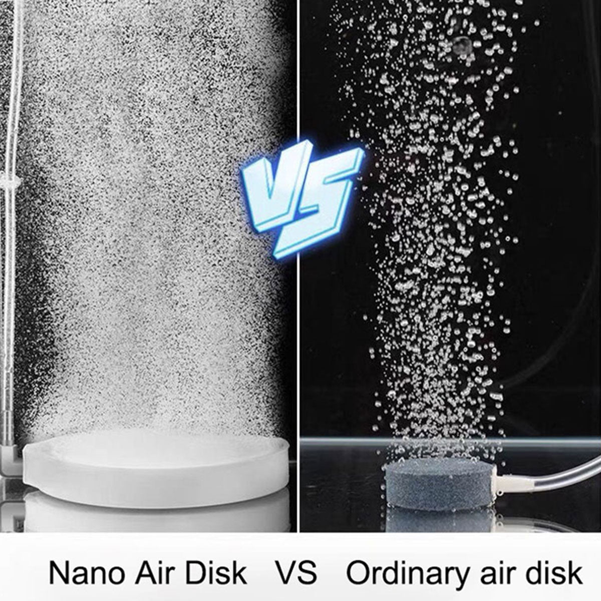 Nano Air Stone Oxygen Bubble Diffuser, Bubble Disk, Aquarium Bubbler Stone