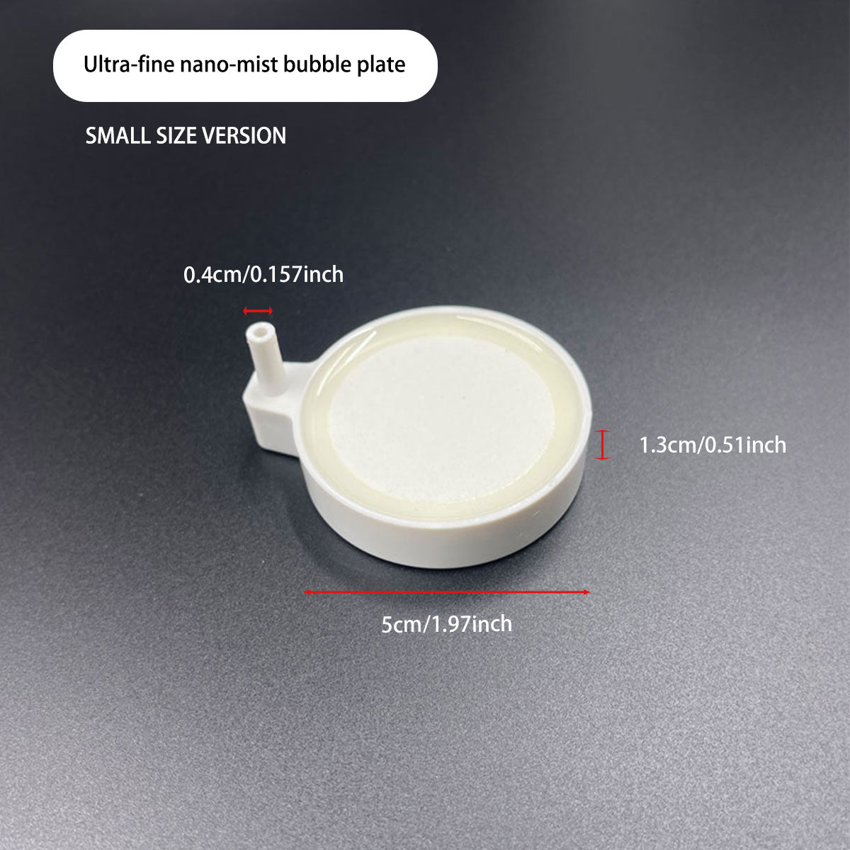 Nano Air Stone Oxygen Bubble Diffuser, Bubble Disk, Aquarium Bubbler Stone