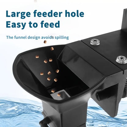 Aquarium Feeding Tube with Floating Feeding Ring for Fish Tank, Shrimp Feeding Tube and Dish Set, Can Be Clamped to the Tanktransparent with Black, Fish Shrimp Food Feeder
