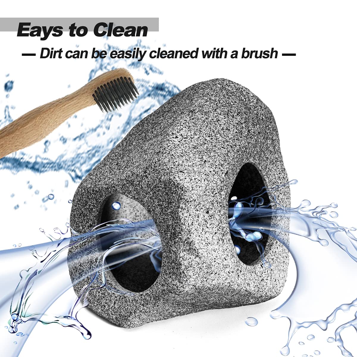 Aquarium Hideaway Rock Cave for Aquatic Pets to Breed, Decor Stone for Betta